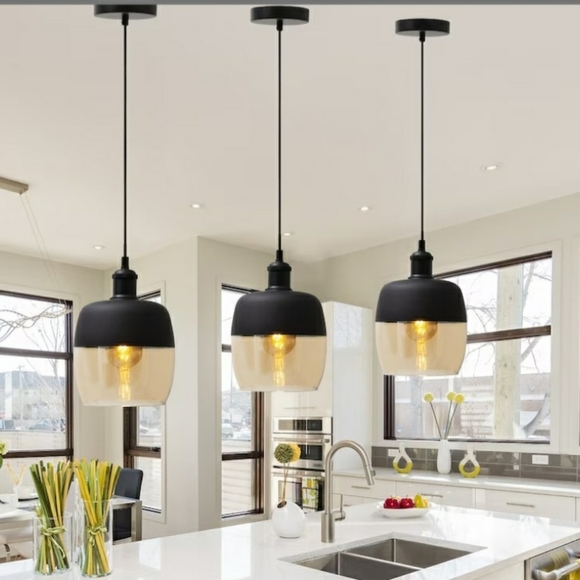 PONCRAFTS Other - Glass Pendant Lighting , Ceiling Lighting 1 lamp